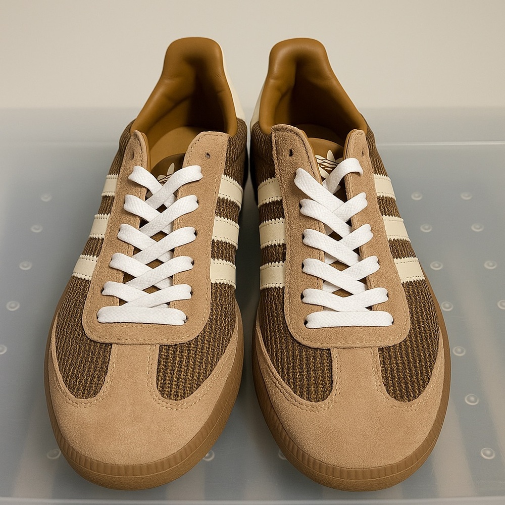 👟 Adidas Samba OG – Cardboard / Chalk White / Brown Desert